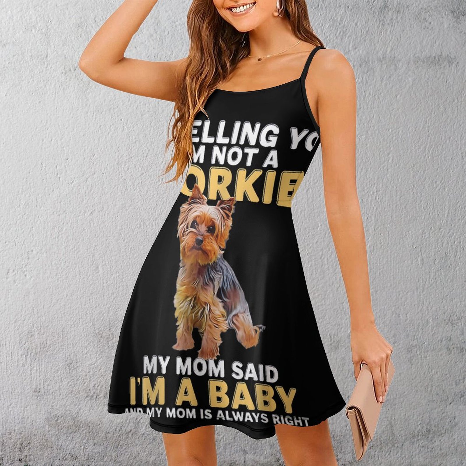 Baby Clothing Quotes - Милое женское платье на бретельках с