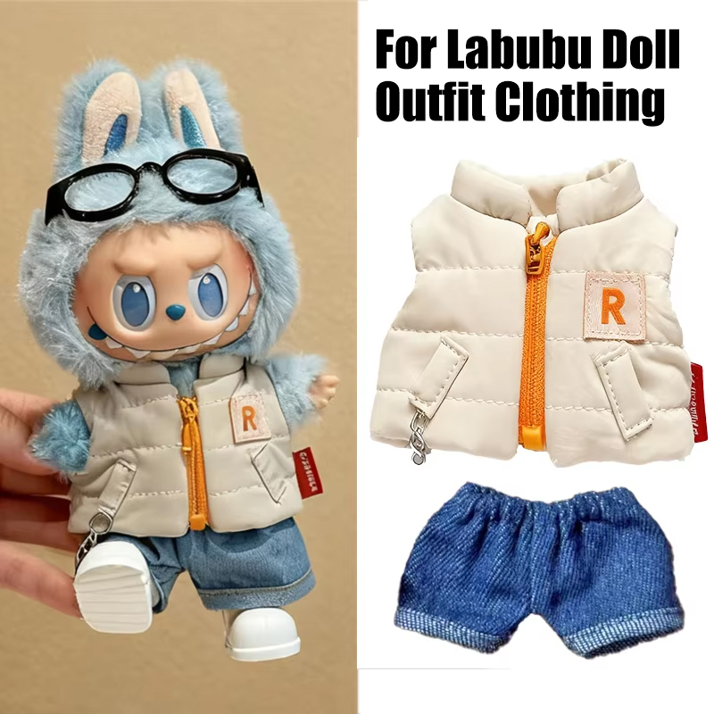 Baby Clothing Unisex - Для куклы Labubu 15 17 см,