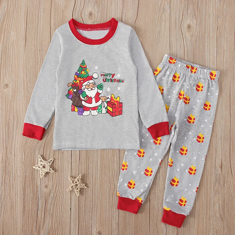 Серая детская пижама с принтом – обзор и цена Baby Clothing Unisex